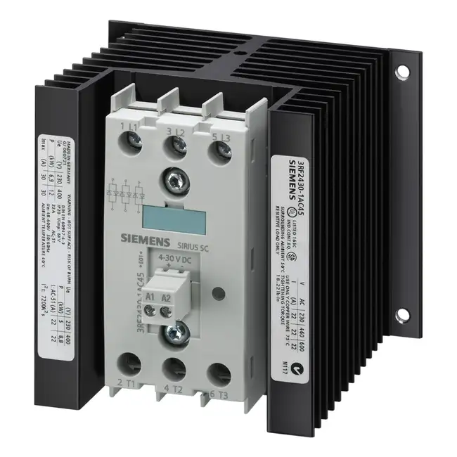 3RF20-24, 3RF32, 3RF34 Solid-state relays 3RF2430-1AC55