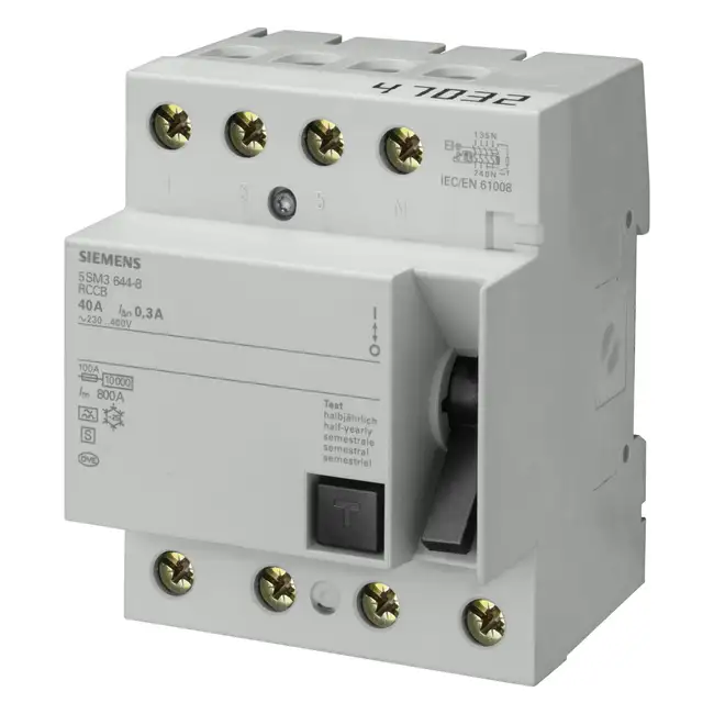 Residual Current Circuit Breaker 5SM3444-8