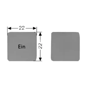 Pushbutton, indicator light, metallp 3SB3906-1AJ
