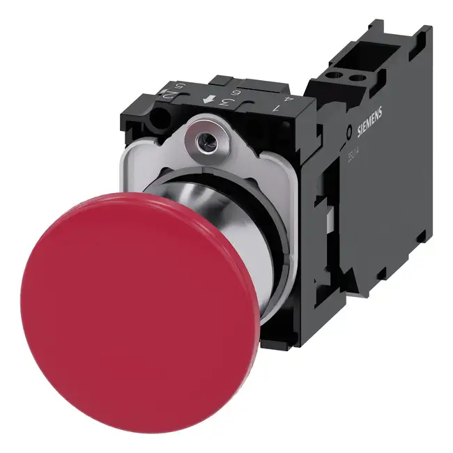 Mushroom Pushbutton 3SU1150-1BA20-3FA0-Z Y11